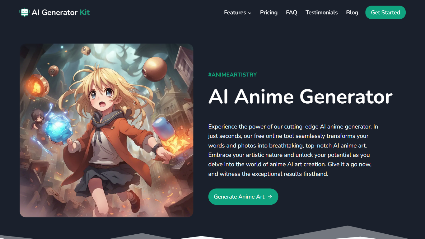 AI Anime Generator - AI Generator Kit